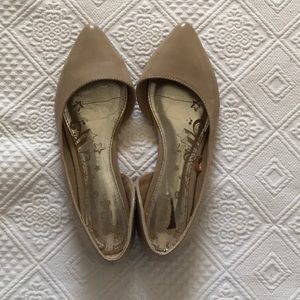 Nude Pointed Flats